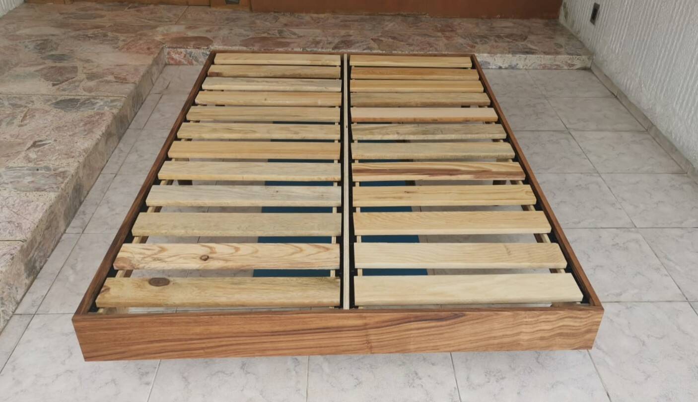 cama emma wooden sin cabecera